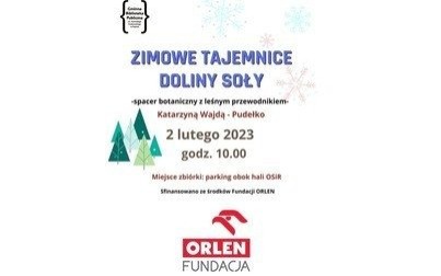 Biblioteka zaprasza na zimowy spacer Doliną Soły