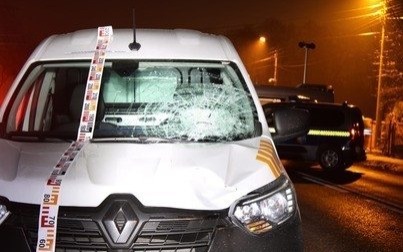 Bulowice. Wypadek drogowy. Potrącenie pieszego