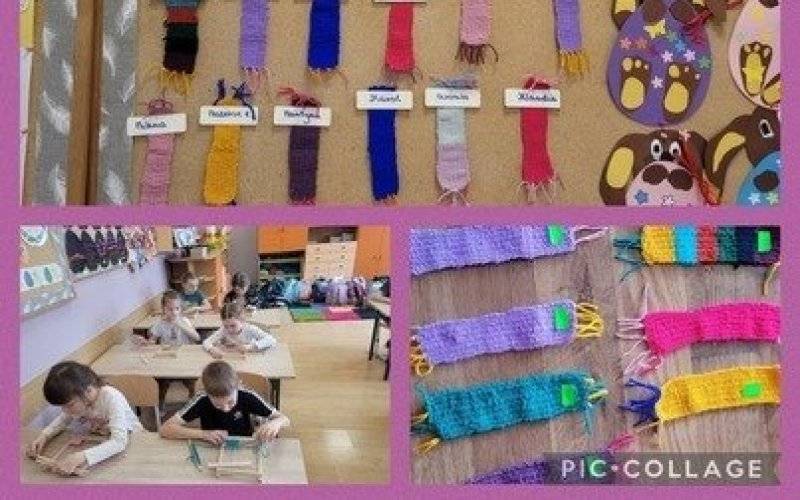 MALI TKACZE ZE SZKOŁY PODSTAWOWEJ W NOWEJ WSI