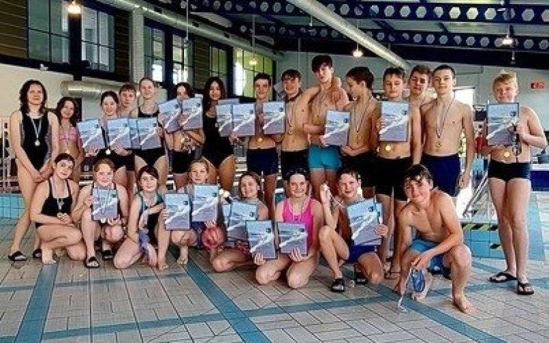 GMINNE ZAWODY W PŁYWANIU - reprezentacja ZS-P Kęty Podlesie
