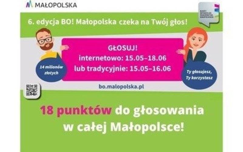 Trwa głosowanie w ramach Budżetu Obywatelskiego. Zagłosuj na zadania dotyczące naszej gminy!