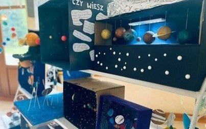 Projekt Kosmos w ZSP nr 3 Kęty - Młodzi badacze Wszechświata na tropie tajemnic!