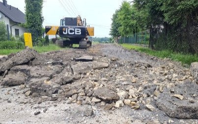 Trwa modernizacja ul. Świerkowej w Bulowicach