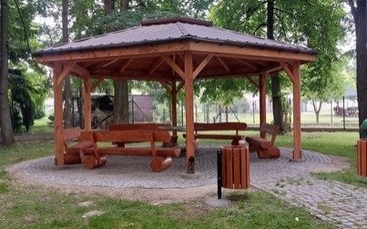Nowa altana w maleckim parku już gotowa!