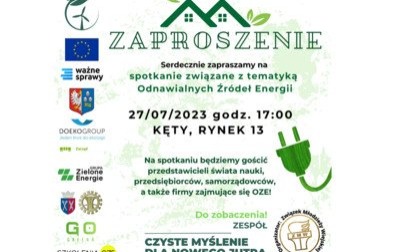 Czyste myślenie dla nowego jutra: Spotkanie na temat Odnawialnych Źródeł Energii