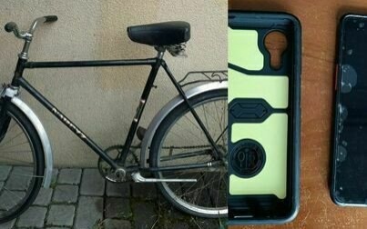 Poszukiwani właściciele roweru i telefonu komórkowego