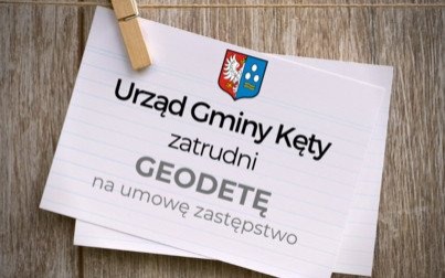 Urząd Gminy Kęty zatrudni geodetę