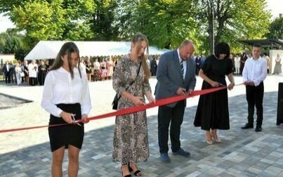 Uroczyste otwarcie rozbudowanego budynku Szkoły Podstawowej w Malcu