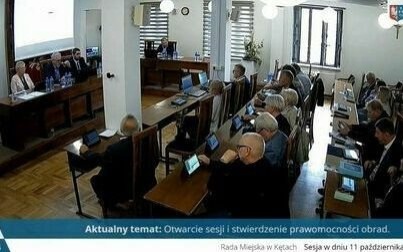 LXII sesja Rady Miejskiej w Kętach - transmisja na żywo