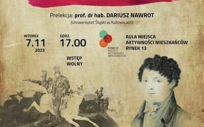 Profesor Dariusz Nawrot opowie o wojnach napoleońskich