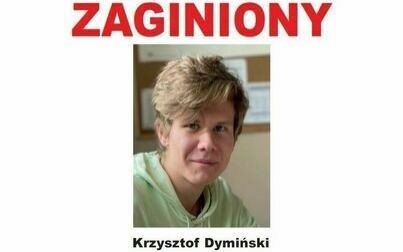 Krzysztof Dymiński: Wyszedł z domu w maju, rodzice proszą o pomoc w poszukiwaniu syna