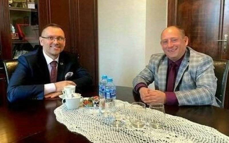 Konsul Generalny Ukrainy Wiaczesław Wojnarowskyj z wizytą w Kętach