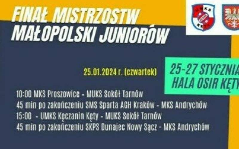 Finał wojewódzki juniorów w Kętach