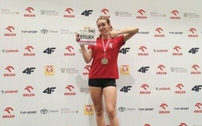 EMILKA STOJEK BRĄZOWĄ MEDALISTKĄ HALOWYCH MISTRZOSTW POLSKI U-18 WE WROCŁAWIU!