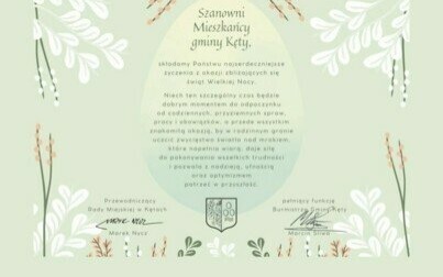 Życzenia z okazji świąt Wielkiej Nocy