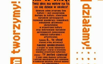 Dom Kultury w Kętach beneficjentem Programu Dom Kultury+!