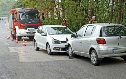 Kęty. Zderzenie dwóch samochodów osobowych