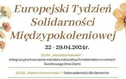 Europejski Tydzień Solidarności Międzypokoleniowej w Dziennym Domu „Senior-Wigor” w Kętach