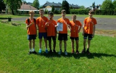 Zespół chłopców SP 1 Kęty Mistrzem Gminy w Czwórboju LA