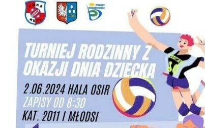 Siatkarski turniej rodzinny z okazji Dnia Dziecka