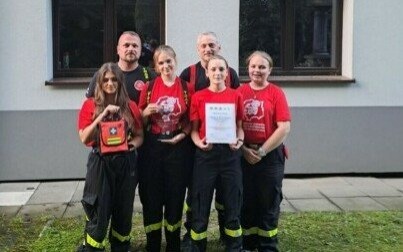Druhny z MDP OSP Kęty Podlesie ze świetnym wynikiem w Wojewódzkich Młodzieżowych Zawodach w Ratownictwie