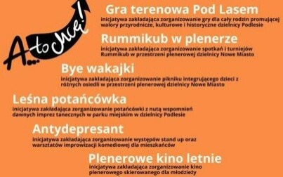 A… to chcę!, czyli inicjatywy kulturalne mieszkańców