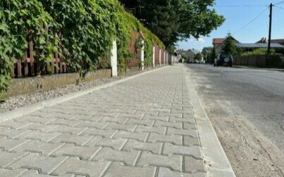 Remont chodnika przy ul. Solnej w Bielanach zakończony