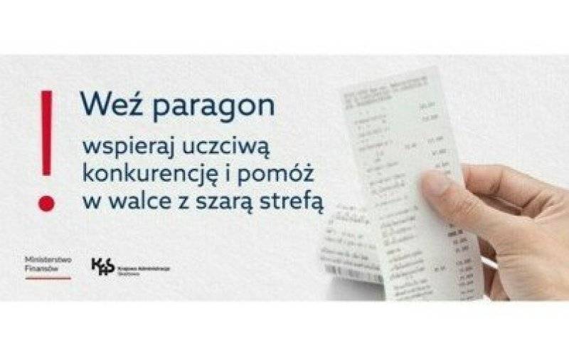 Weź paragon – wspieraj uczciwą konkurencję i pomóż w walce z szarą strefą