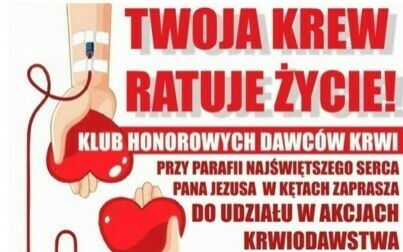 Zbiórka krwi parafialnego Klubu HDK