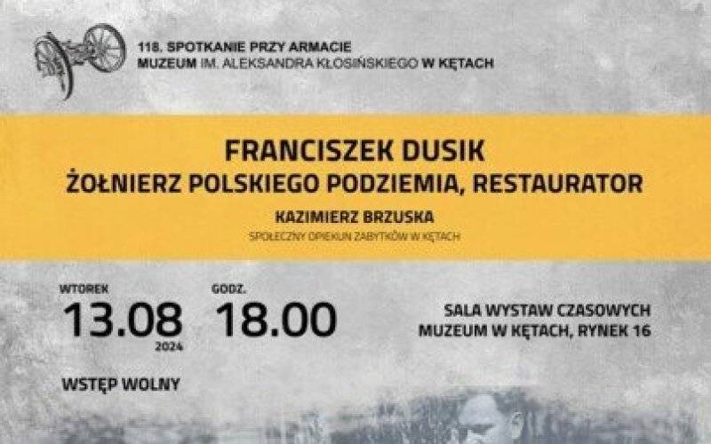 Franciszek Dusik bohaterem 118. spotkania przy armacie