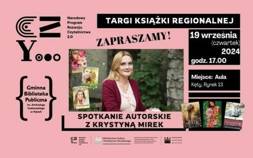 Spotkanie autorskie z pisarką Krystyną Mirek