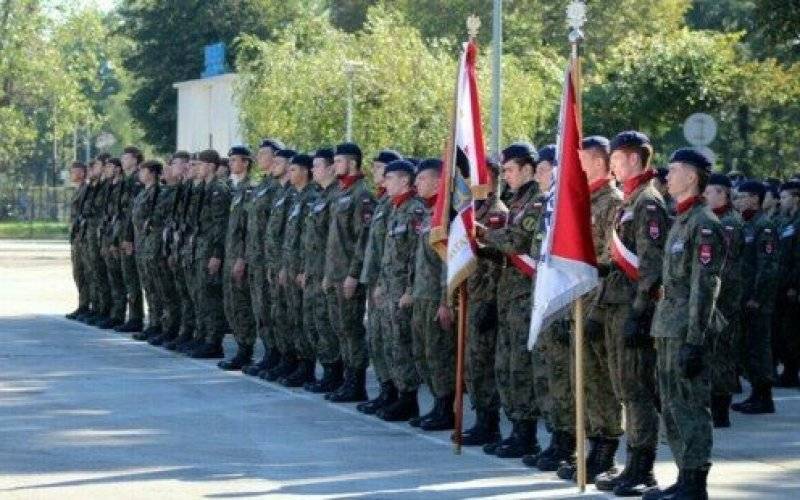 Przysięga małopolskich Terytorialsów w Kętach