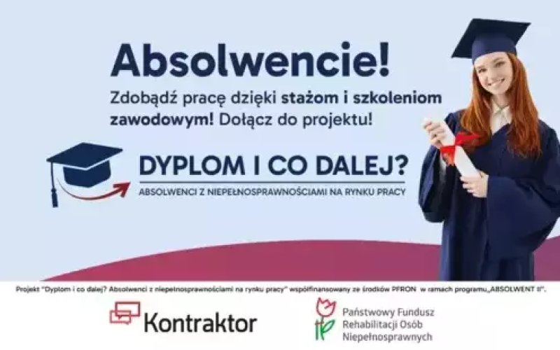 Dyplom i co dalej? Absolwenci z niepełnosprawnościami na rynku pracy