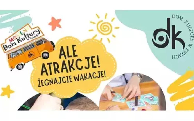 Animacje na placu zabaw „Pinokio” z domem kultury w Kętach