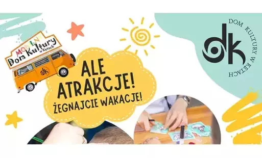 Animacje na placu zabaw „Pinokio” z domem kultury w Kętach