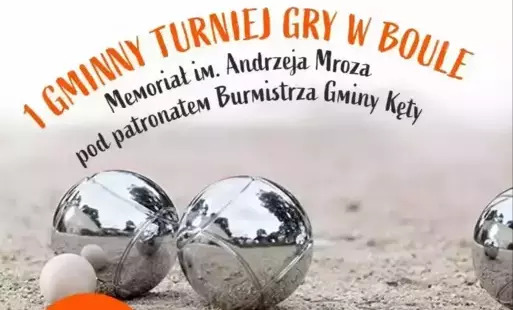 Pierwszy gminny turniej gry w boule - Memoriał im. Andrzeja Mroza już 30 sierpnia