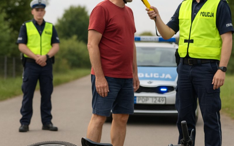 Nietrzeźwi rowerzyści zatrzymani – policja apeluje o rozsądek!