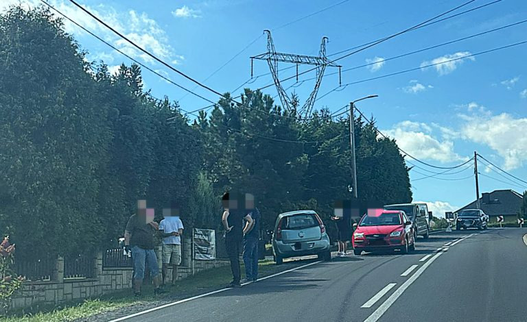 Polanka Wielka – samochód ciężarowy zahaczył rowerzystę