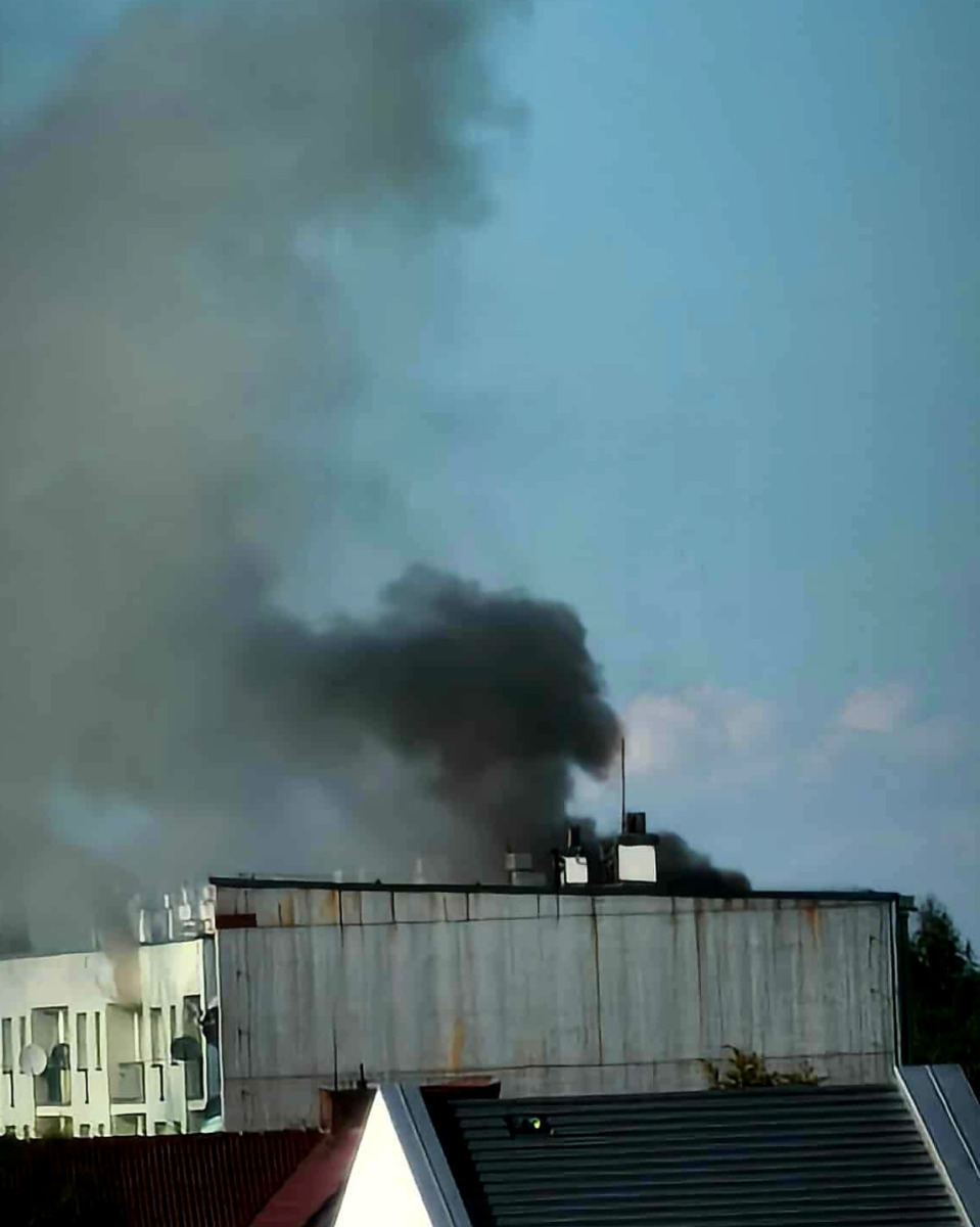 Pożar mieszkania w Kętach