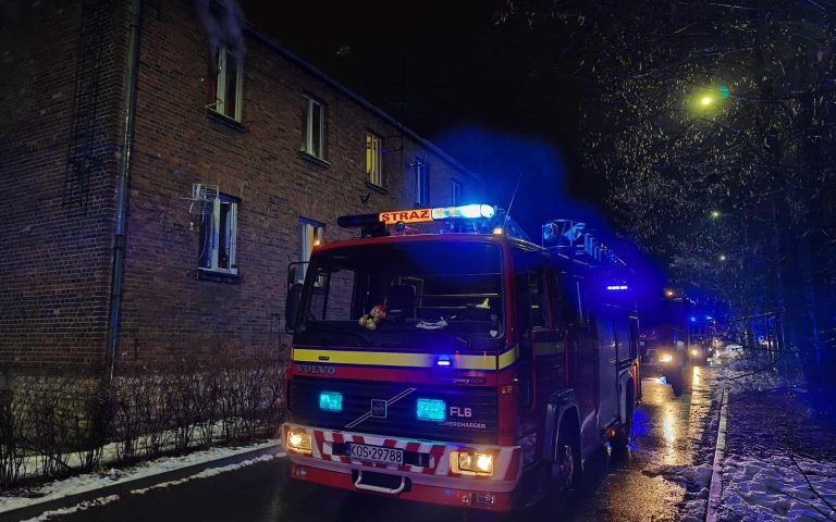 Tragiczny pożar w Chełmku. Nie żyje 67-letni mężczyzna