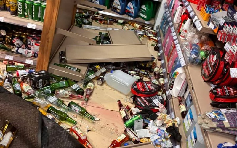 Wielka awantura na stacji paliw w Kętach