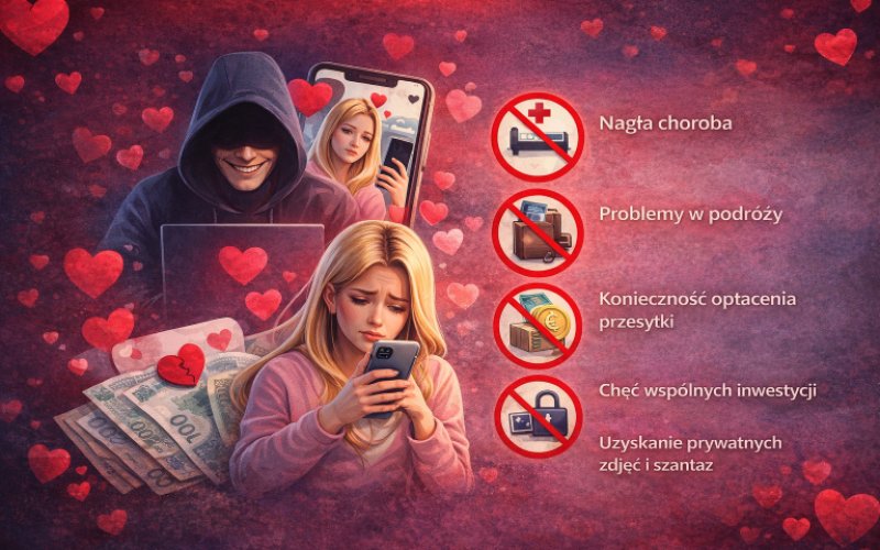 Uwaga na oszustwa za pośrednictwem portali randkowych!