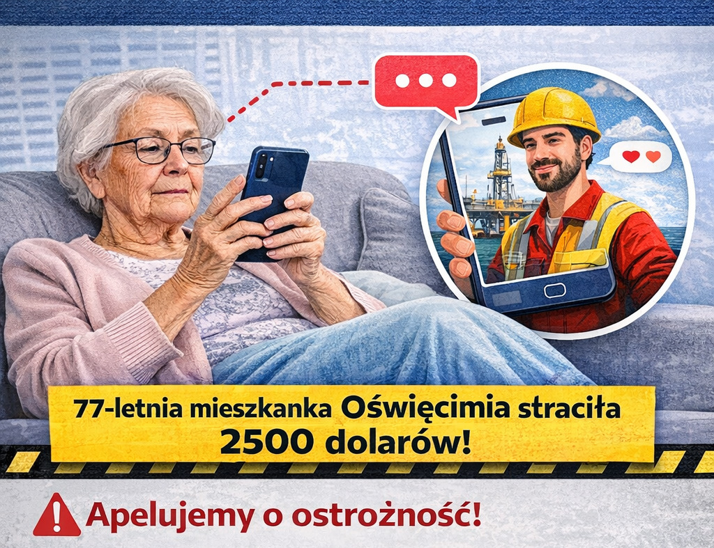 Oszust podawał się za inżyniera z platformy wiertniczej. Wyłudził 2500 dolarów