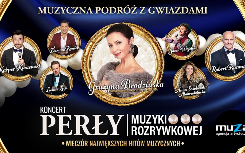 „Perły Muzyki Rozrywkowej” – Muzyczna podróż z Gwiazdami z udziałem Grażyny Brodzińskiej i jej wyjątkowych gości już 7 marca w Oświęcimiu!