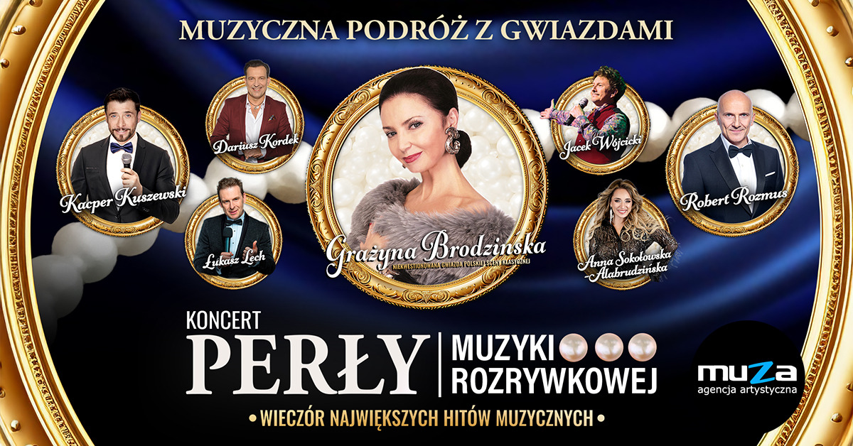 „Perły Muzyki Rozrywkowej” – Muzyczna podróż z Gwiazdami z udziałem Grażyny Brodzińskiej i jej wyjątkowych gości już 7 marca w Oświęcimiu!