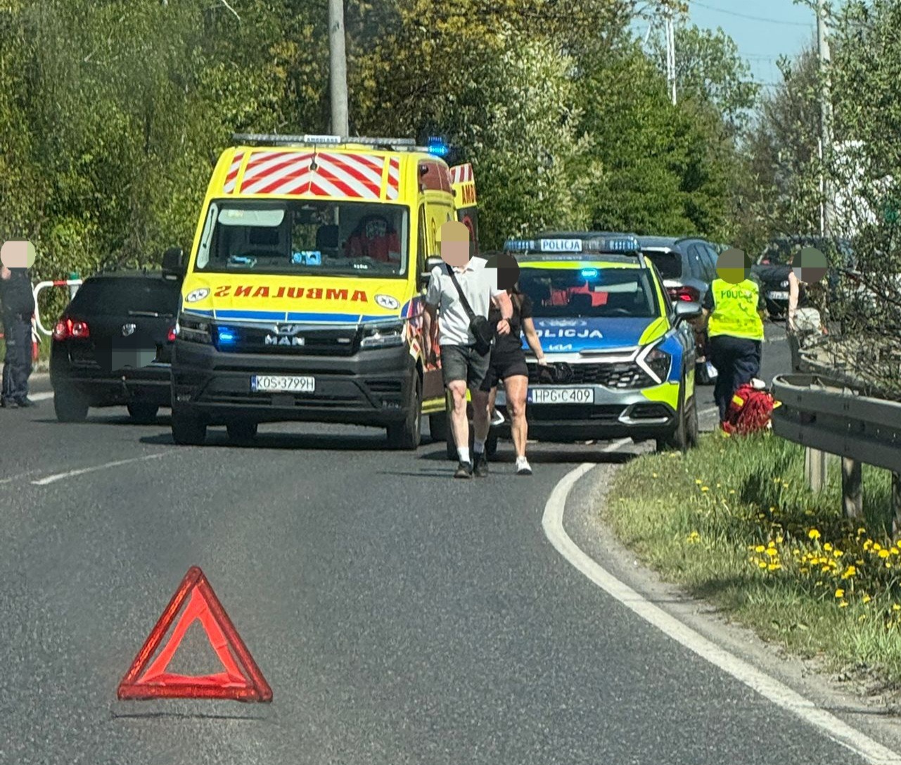 Niebezpieczna niedziela. Wypadki z udziałem motocyklistów