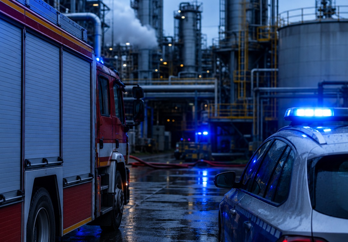 Niebezpieczny wypadek na terenie zakładów chemicznych w Oświęcimiu