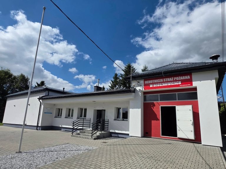 OSP Broszkowice po kompleksowym remoncie. Zakończono termomodernizację remizy za blisko 285 tys. zł