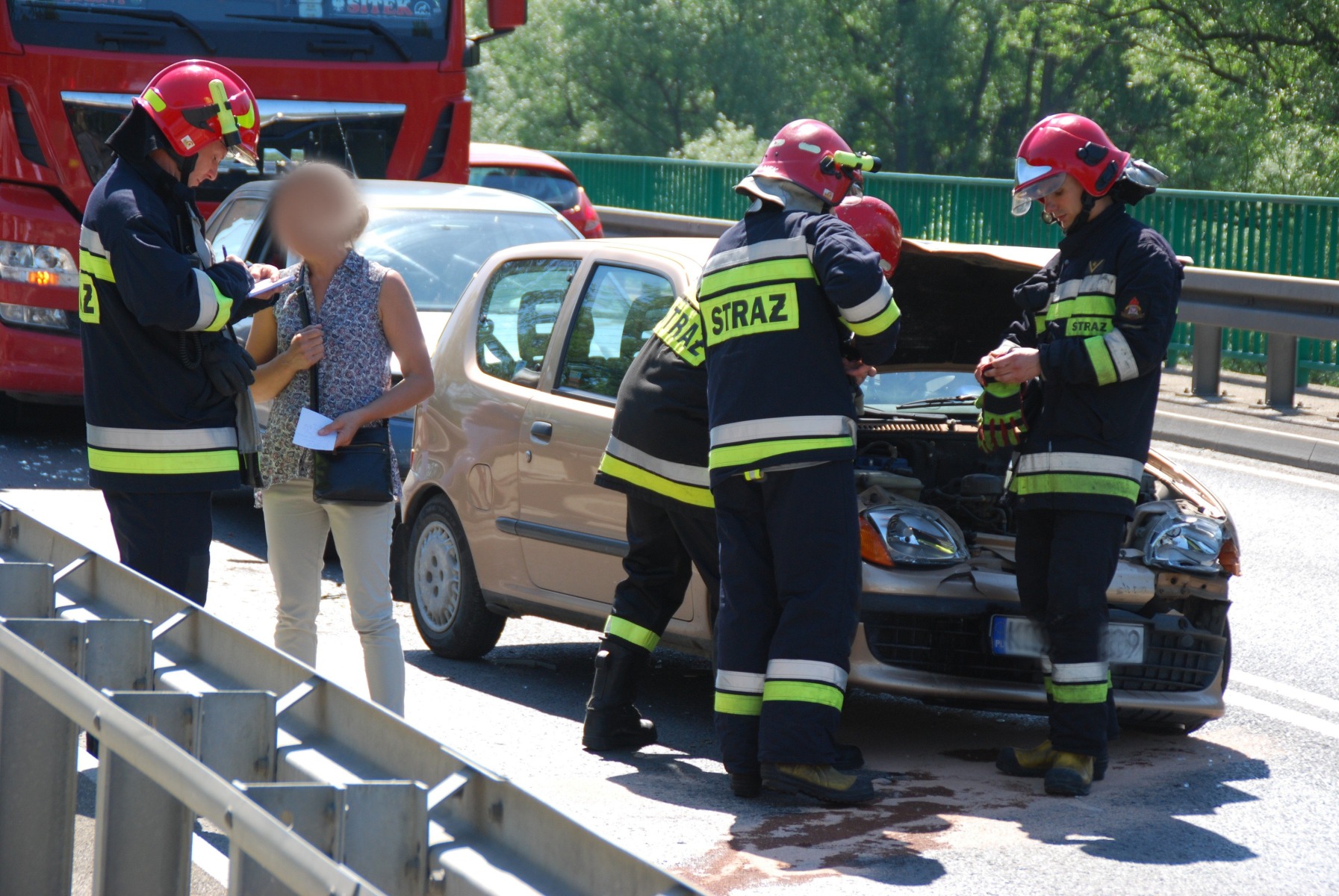 Karambol na DK44 w Oświęcimiu. ZDJĘCIA !