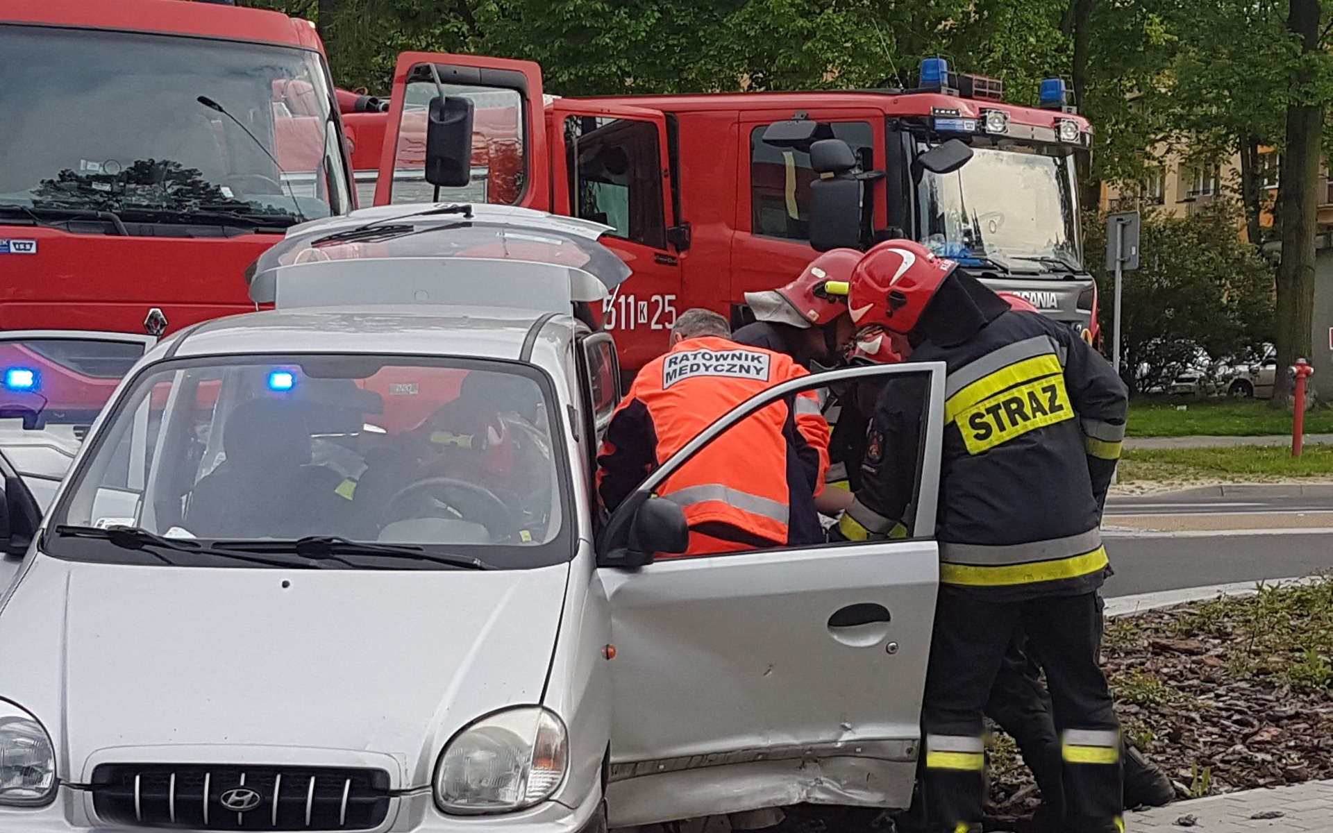 Niebezpiecznie na drogach powiatu. Kolejne zdarzenie drogowe. ZDJĘCIA !